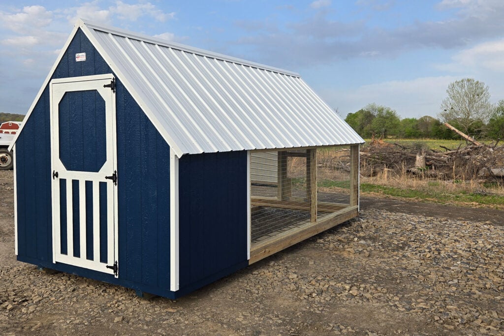 large chicken coop