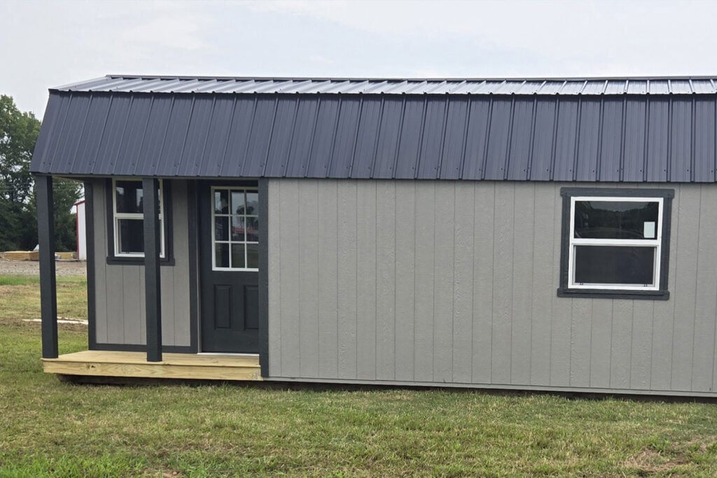 Elite Side Lofted Portable Cabin with Porch
