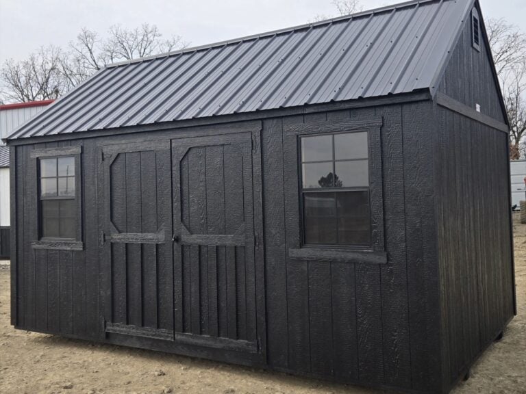 Side Lofted Utility Shed