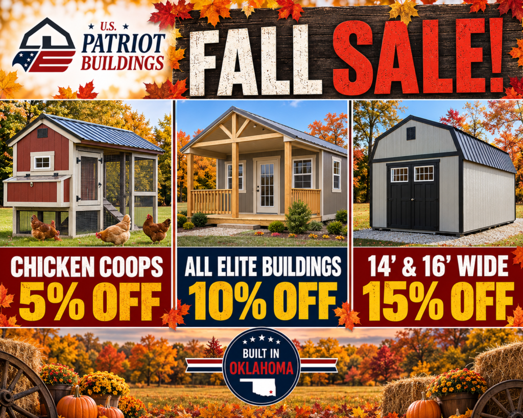 Fall Shed Savings