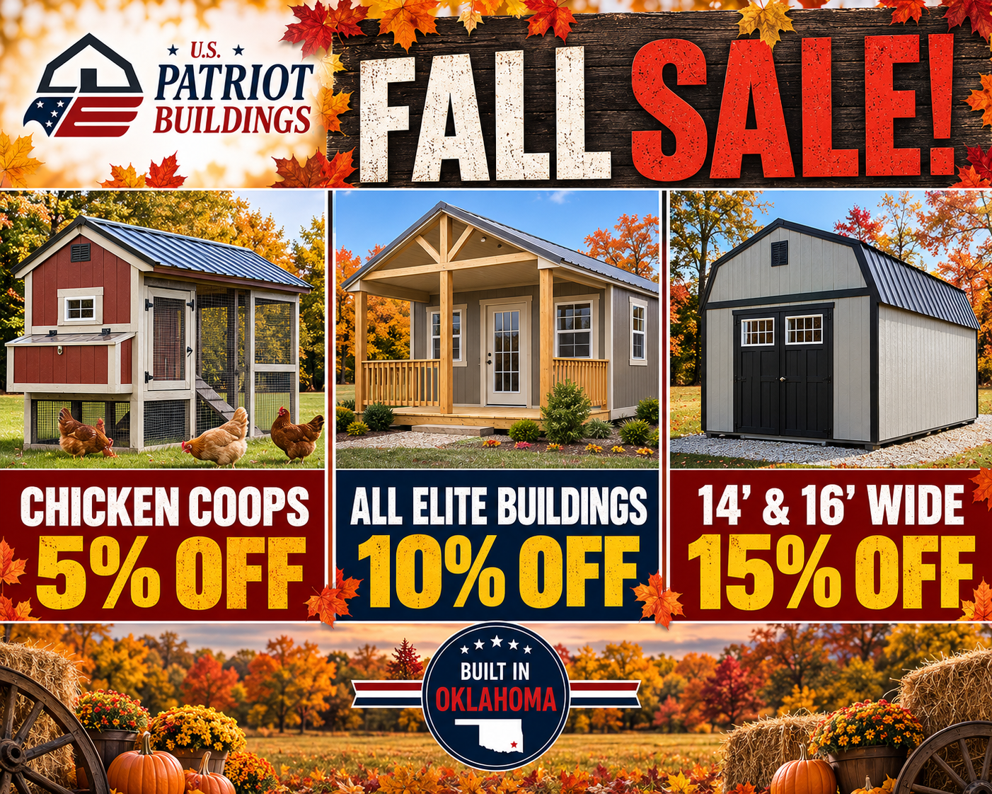 Fall Shed Savings